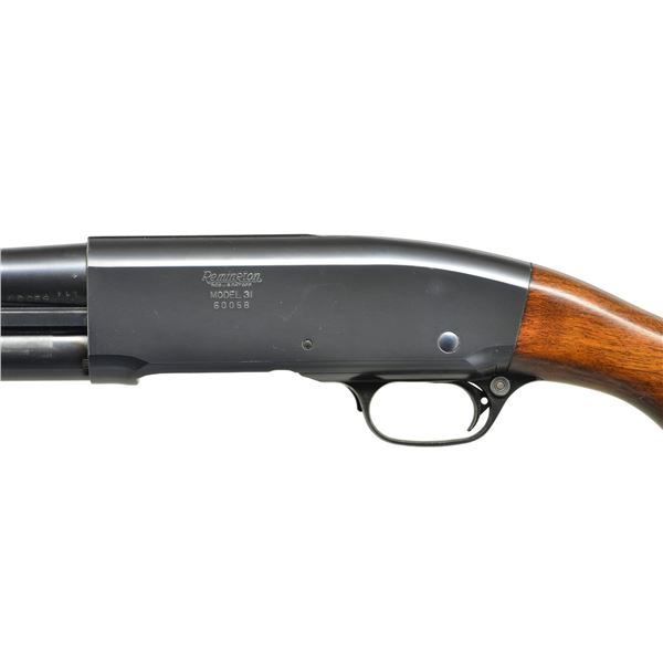 CROSS CANNON MARKED REMINGTON MODEL 31 RIOT PUMP - Poulin Auctions