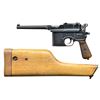 Image 3 : MAUSER LONG BARREL BOLO, HASH MARKED, STOCK.