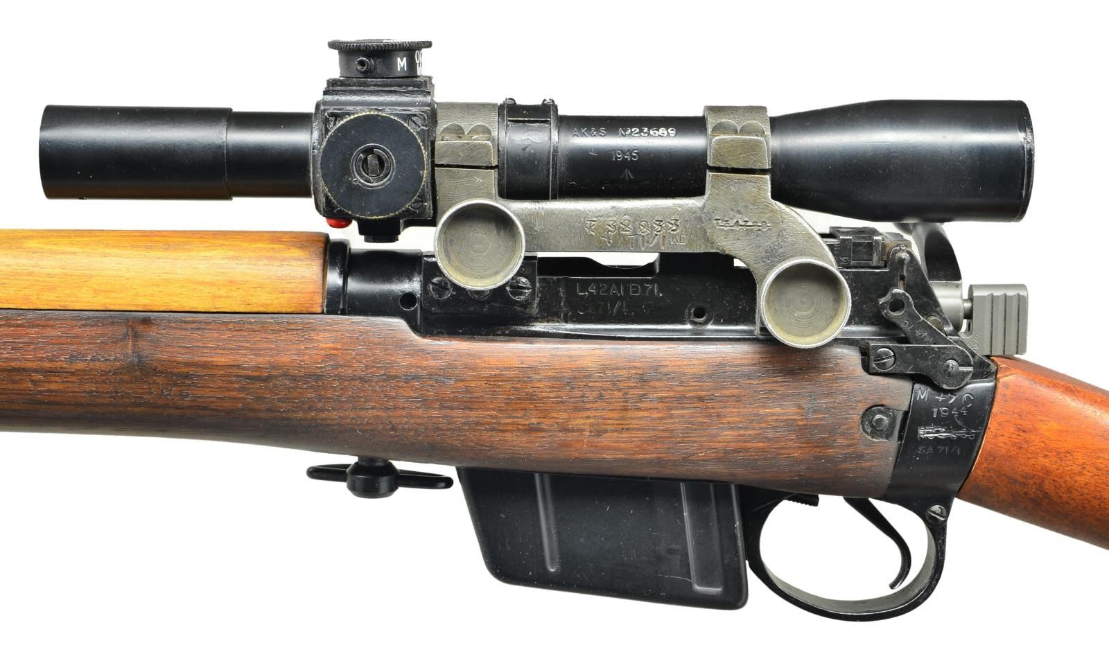 BRITISH L42A1 BOLT ACTION SNIPER RIFLE.