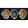 Image 3 : 3 WWII GERMAN M35 HELMETS.