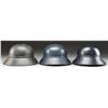 Image 3 : 3 WWII GERMAN LUFTSCHUTZ HELMETS.