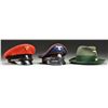 Image 1 : 2 WWII GERMAN CAPS & A HUNTING FEDORA.