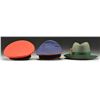 Image 3 : 2 WWII GERMAN CAPS & A HUNTING FEDORA.