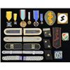 Image 1 : GROUP OF GERMAN CLOTH & 3 UKRANIAN MEDALS.