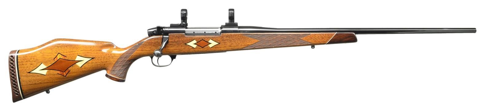 WEATHERBY GERMAN MARK V BOLT ACTION RIFLE.