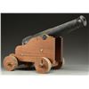 Image 1 : IRON CANNON ON NAVAL CARRIAGE BELONGING TO CAPTAIN