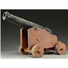 Image 2 : IRON CANNON ON NAVAL CARRIAGE BELONGING TO CAPTAIN