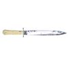 Image 3 : FINE CYPHERED IVORY "BUNTING" BOWIE KNIFE.