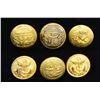 Image 1 : 6 CIVIL WAR PERIOD CONFEDERATE BUTTONS.
