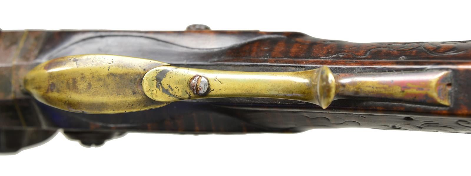 JP BECK SWIVEL BREECH FLINTLOCK RIFLE.