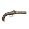 Image 1 : O/U PERCUSSION SWIVEL BREECH PISTOL.
