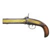 Image 2 : O/U PERCUSSION SWIVEL BREECH PISTOL.