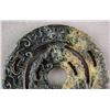 Image 3 : Chinese Black Jade Carved Disc
