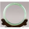 Image 3 : Chinese Icy Green Jadeite Carved Bangle