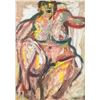 Image 1 : Oil on Canvas Abstract Signed Damien A LA PALETTE