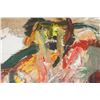 Image 2 : Oil on Canvas Abstract Signed Damien A LA PALETTE