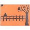 Image 1 : Canadian Watercolor Black Ink Signed Maud Lewis