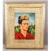 Image 1 : Mexican Oil on Canvas Signed Frida Kahlo 1942