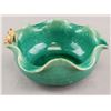 Image 1 : Chinese Turquoise Lobed Porcelain Bowl