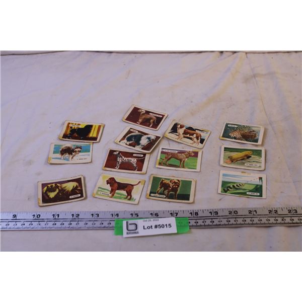 (10) Dog Cards and (3) Fish Cards from Kellogg's