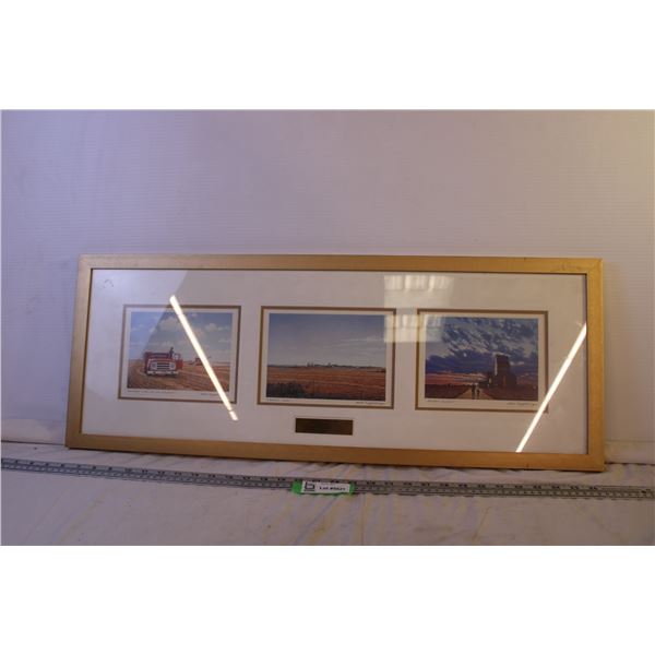 Framed Set of 3 pictures By H Ripplinger