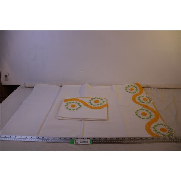 Pair of Pillow Cases (Hand Made)