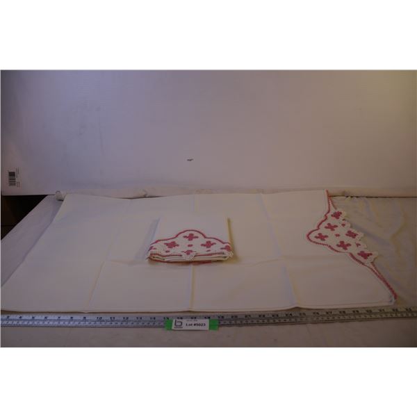 Pair of Pillow Cases (Hand Made)