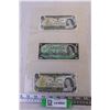 Image 1 : (3) 1 Dollar Bills
