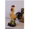 Image 2 : Ceramic Rooster + Wall Art