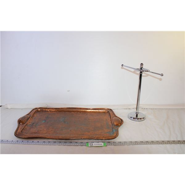 Serving Tray + Hand Towel Stand