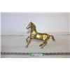 Image 1 : Vintage Brass Horse Statue