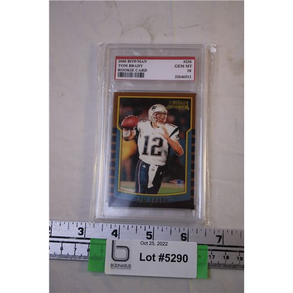 Tom Brady (REPRINT) Rookie Card
