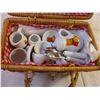 Image 2 : Children’s Tea set in Wicker Picnic Basket