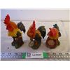 Image 1 : (3) Ceramic Roosters