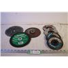 Image 1 : (4) Grinding Wheels, (2) Masonry Cut-off Blades+misc