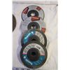 Image 2 : (4) Grinding Wheels, (2) Masonry Cut-off Blades+misc