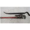 Image 3 : Ridgid Pipe Wrench - Prybar
