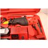 Image 2 : Milwaukee Cordless Saw w/ (2) Batteries and Charger (no charge in batteries, untested)