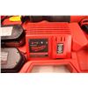 Image 4 : Milwaukee Cordless Saw w/ (2) Batteries and Charger (no charge in batteries, untested)