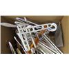 Image 2 : *Box of Plastic Hangers - Wooden Pant Hangers - Ironing Board cover