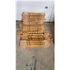 Image 1 : Bannister Set of Wooden Railings - 54 pieces total