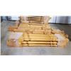 Image 5 : Bannister Set of Wooden Railings - 54 pieces total