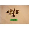 Image 1 : (8) Wade Red Rose figurines - with gingerbread man (house is chipped)