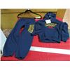 Image 1 : 2X THE BID PRICE - Small Youth RCMP hoodie + sweat pants (navy)