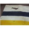Image 6 : Hudson Bay wool blanket - (little damage) 4 stripe - 66x75