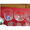 Image 4 : RCMP memorabilia lot - Tray, Cream + Sugar dishes, wine cups