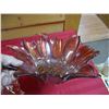 Image 3 : (2) Coloured glass bowls