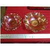 Image 1 : (2) Colored glass bowls