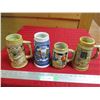 Image 1 : (4) Beer steins