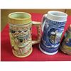 Image 2 : (4) Beer steins